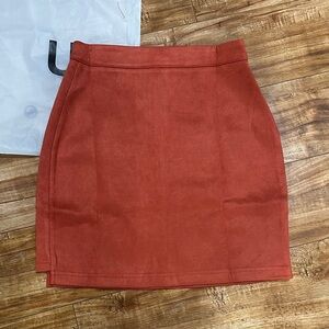 Elegant Rust Skirt